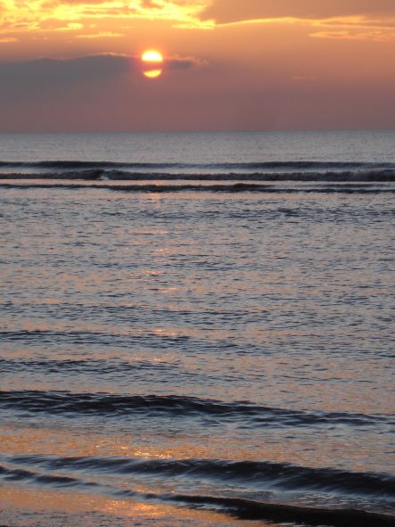 Sunset at Blackpool