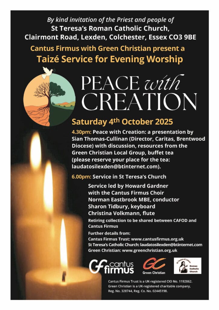Flyer for Peace with Creation