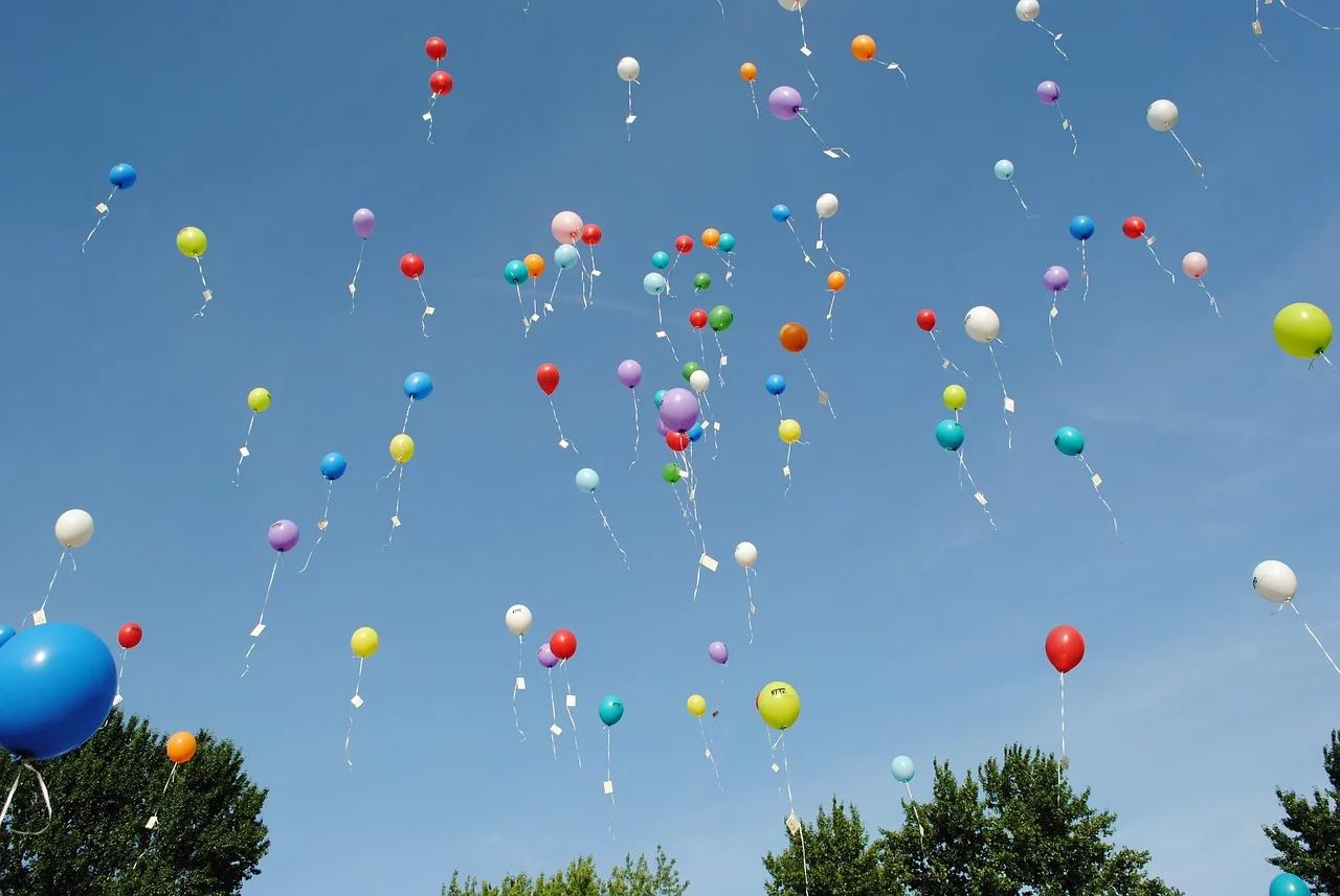 Don’t Let Go! Balloons and Chinese Lanterns