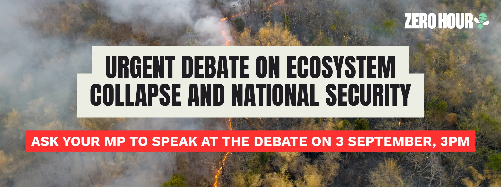 Ask your MP to speak up for nature and security